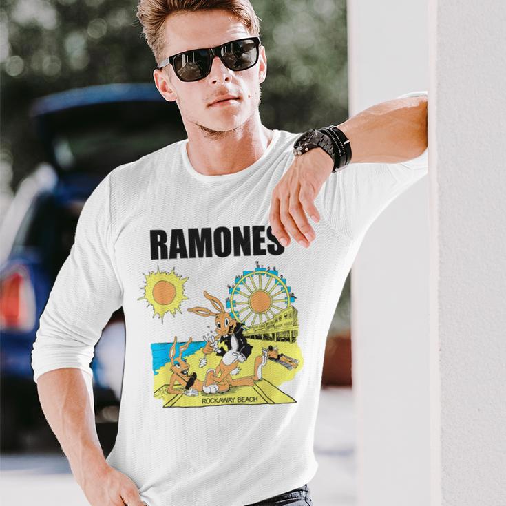 ラモーンズ ロックアウェイ ビーチ 長袖Tシャツ 彼への贈り物
