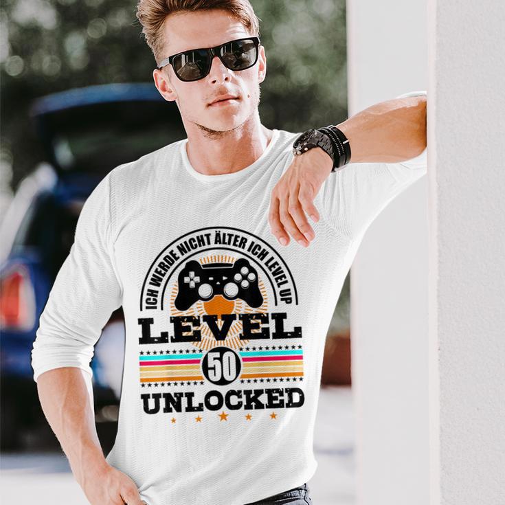レベル50 I Will Not Older I Level Up 50Th Birthday 長袖Tシャツ 彼への贈り物