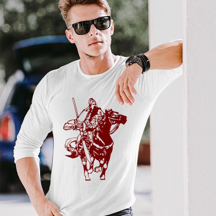 中国三国志将 関羽 関雲昌 長袖Tシャツ 彼への贈り物