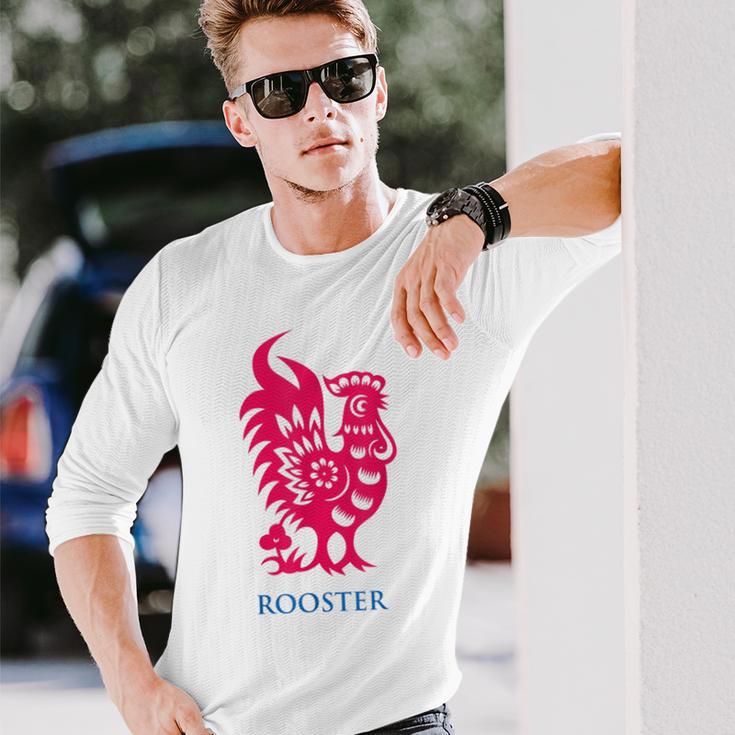中国十二支 酉 長袖Tシャツ 彼への贈り物