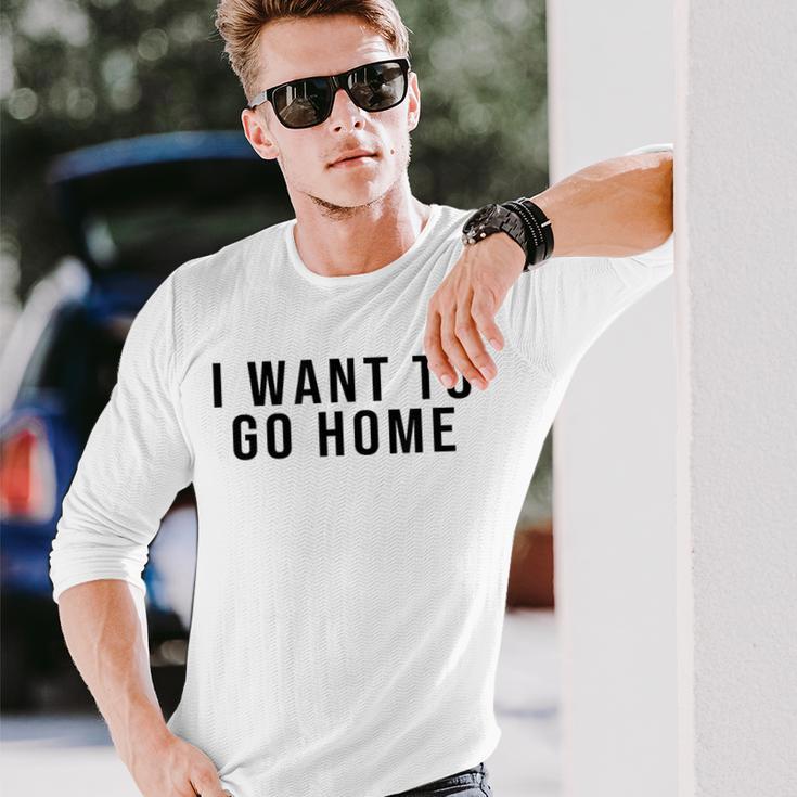 家に帰りたい 長袖Tシャツ 彼への贈り物
