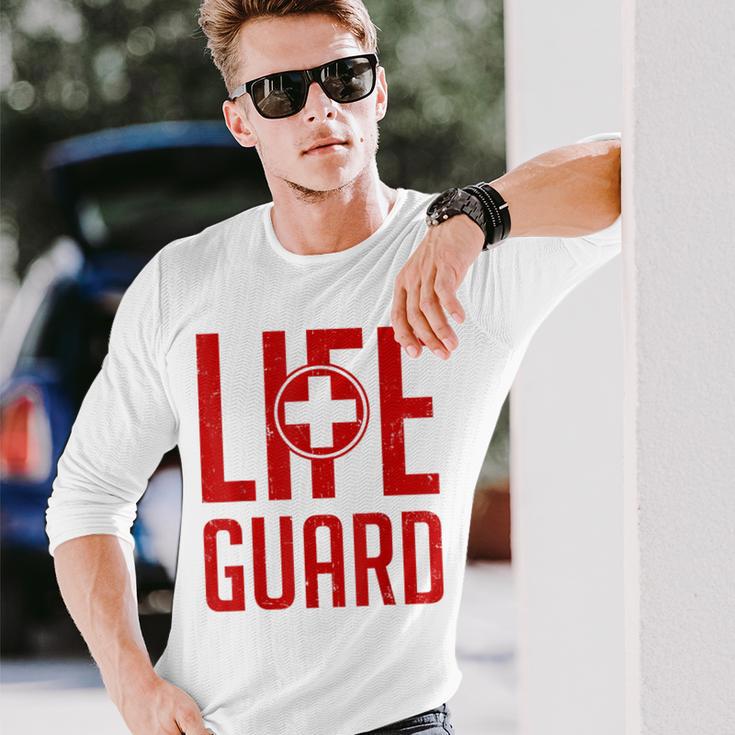 救命救急救命士のライフセーバー Lifeguard 長袖Tシャツ 彼への贈り物