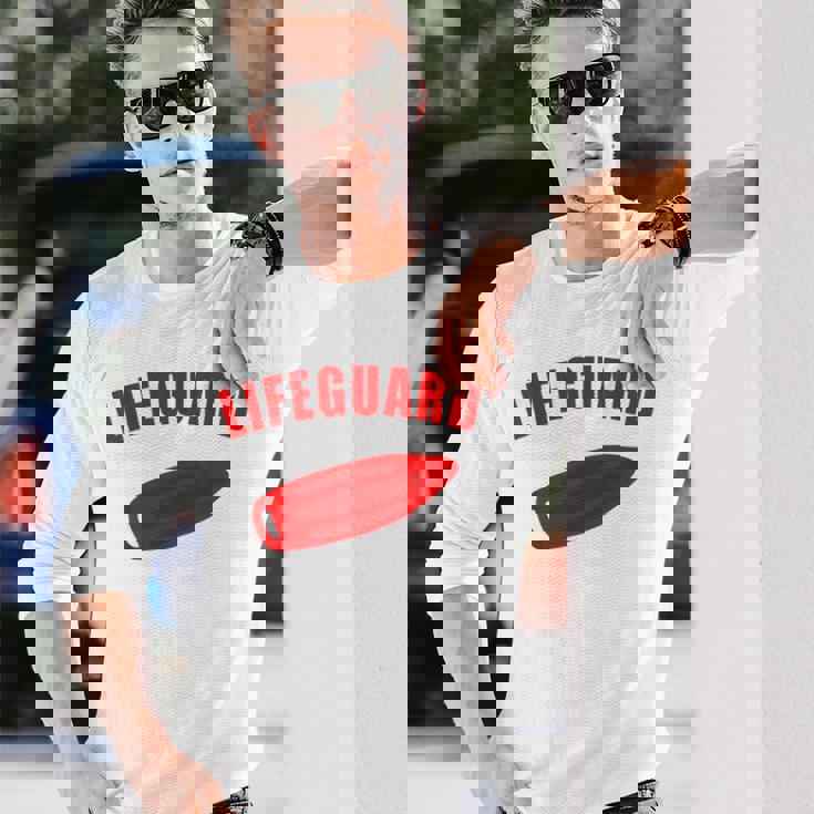 水泳 ライフガード レディース メンズ 水泳 楽しい 長袖Tシャツ 彼への贈り物