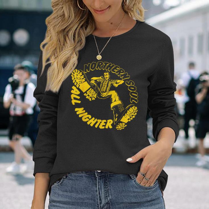 1960'S Mod Northernoul All Nighter Bootboyoulboyka Man 長袖Tシャツ 彼女への贈り物
