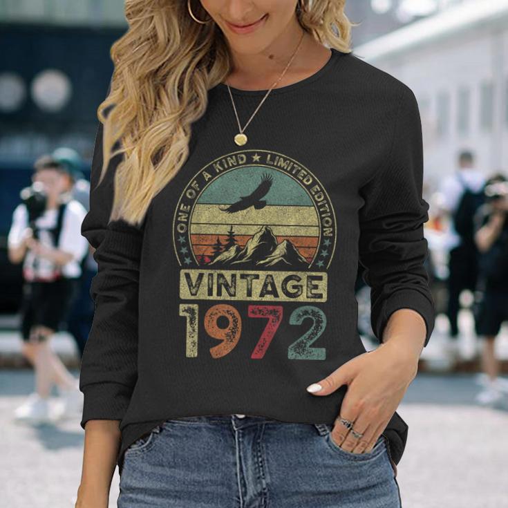 1972年ヴィンテージ、限定版、54歳の誕生日、54歳 長袖Tシャツ 彼女への贈り物