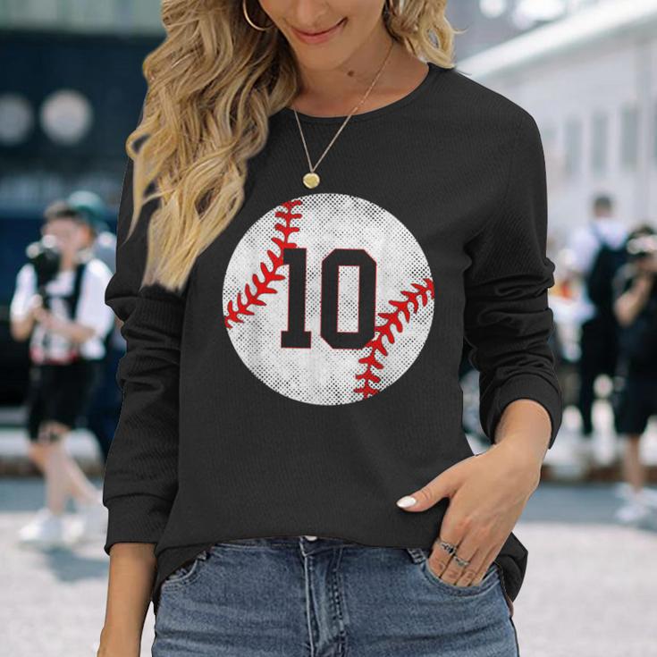 2013 10歳の誕生日 野球 10歳 男の子 キッズ 長袖Tシャツ 彼女への贈り物