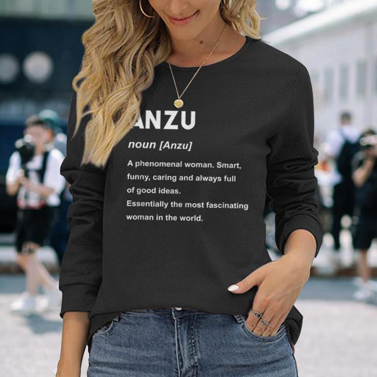 Anzu 杏 長袖Tシャツ 彼女への贈り物