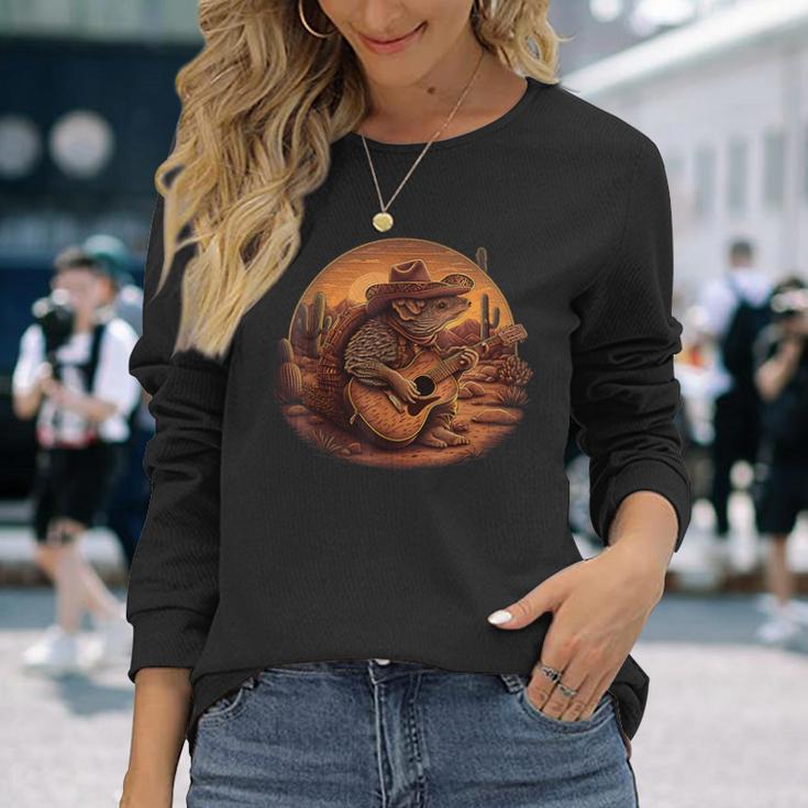 Armadillo ウェスタンカウボーイシャツ メンズ レディース カントリーミュージック 長袖Tシャツ 彼女への贈り物