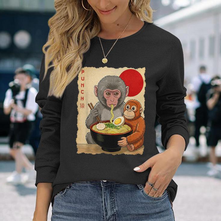 Baby Monkey Punch パンチ サル 長袖Tシャツ 彼女への贈り物