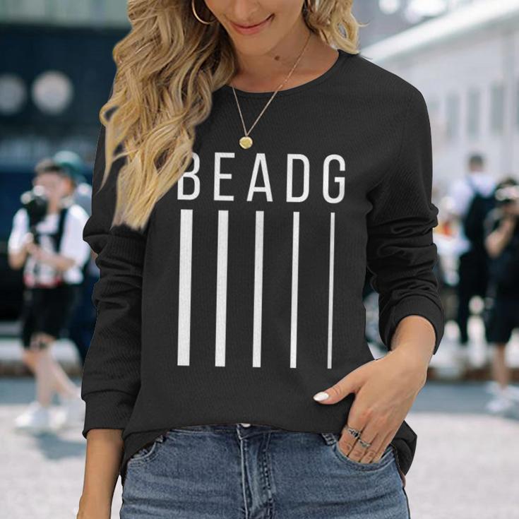 Beadg 5弦ベースギター ベースプレーヤー、ベーシスト 長袖Tシャツ 彼女への贈り物