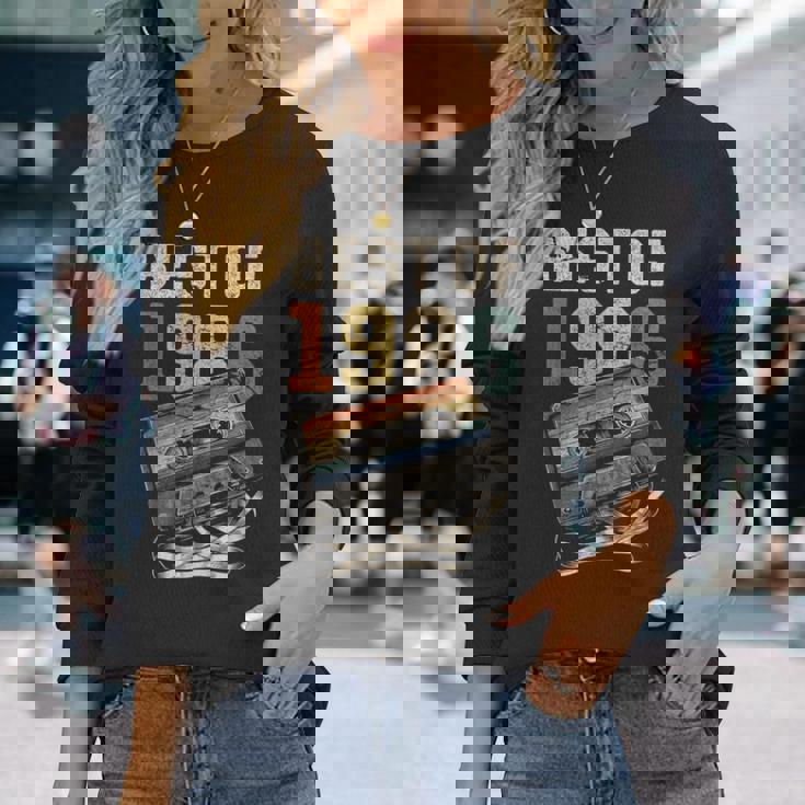 Best Of 1986 カセットテープ 40年 音楽 レトロ 誕生日 長袖Tシャツ 彼女への贈り物