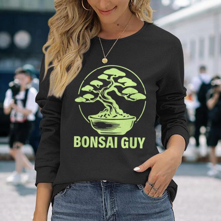 Bonsai Guy Penjing Penzai Bonsai 盆栽 長袖Tシャツ 彼女への贈り物