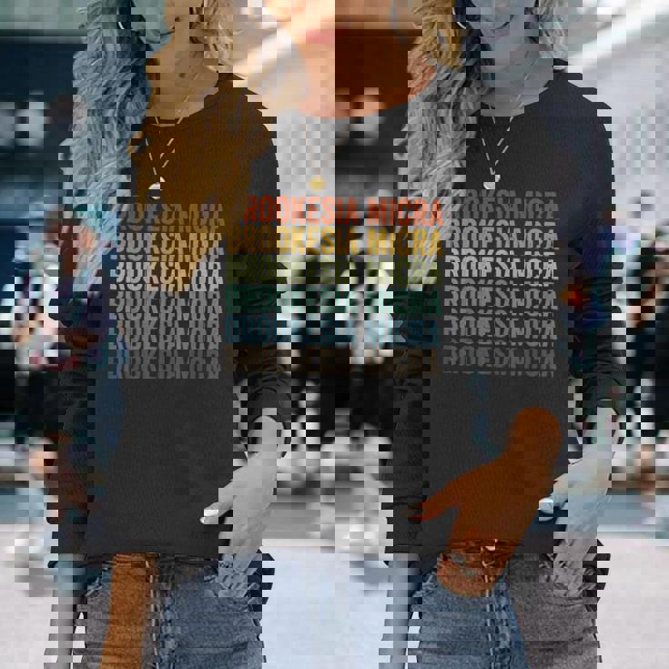 Brookesia マイクラレトロ 長袖Tシャツ 彼女への贈り物