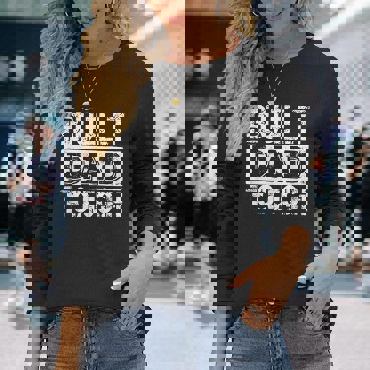 Built Dad Tough 父の日trong Daddy aying 長袖Tシャツ 彼女への贈り物
