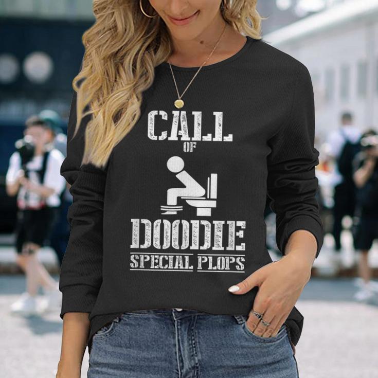 Call Of Doodiepecial Plops デューティーtシャツ 長袖Tシャツ 彼女への贈り物