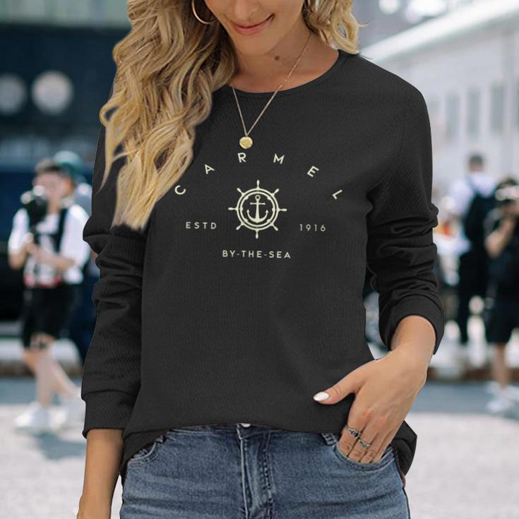 Carmel By-Theea カリフォルニア カーメルバイザシーcaアンカー 長袖Tシャツ 彼女への贈り物
