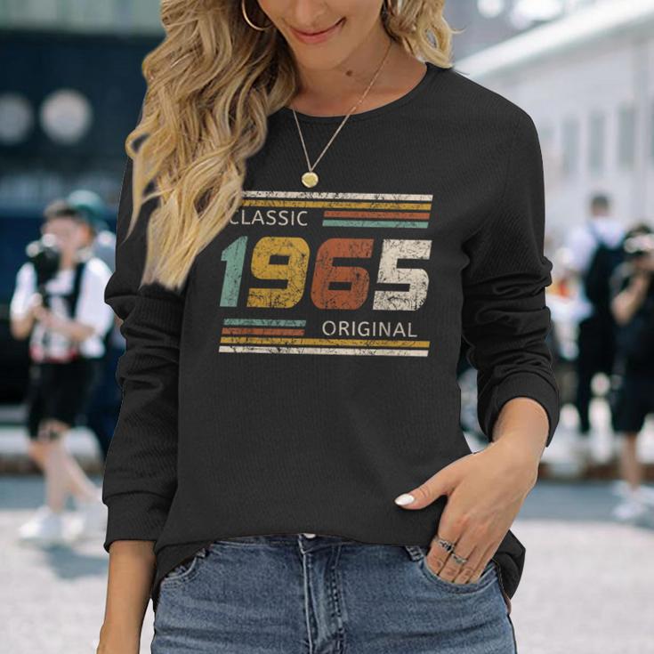 Classic 1965 Original 60 Year Old 60Th Birthday 長袖Tシャツ 彼女への贈り物