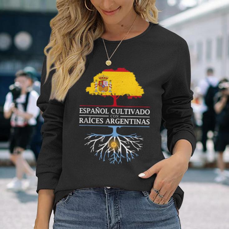Cultivado スペイン語 アルゼンチン 長袖Tシャツ 彼女への贈り物