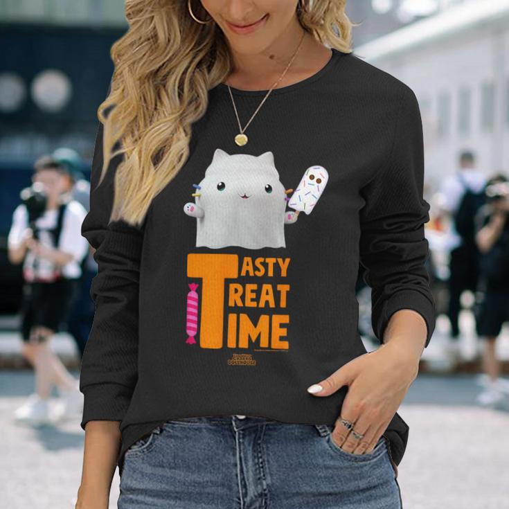 Dreamworks ギャビーのドールハウス Cakey Tasty Treat Time Ghost 長袖Tシャツ 彼女への贈り物