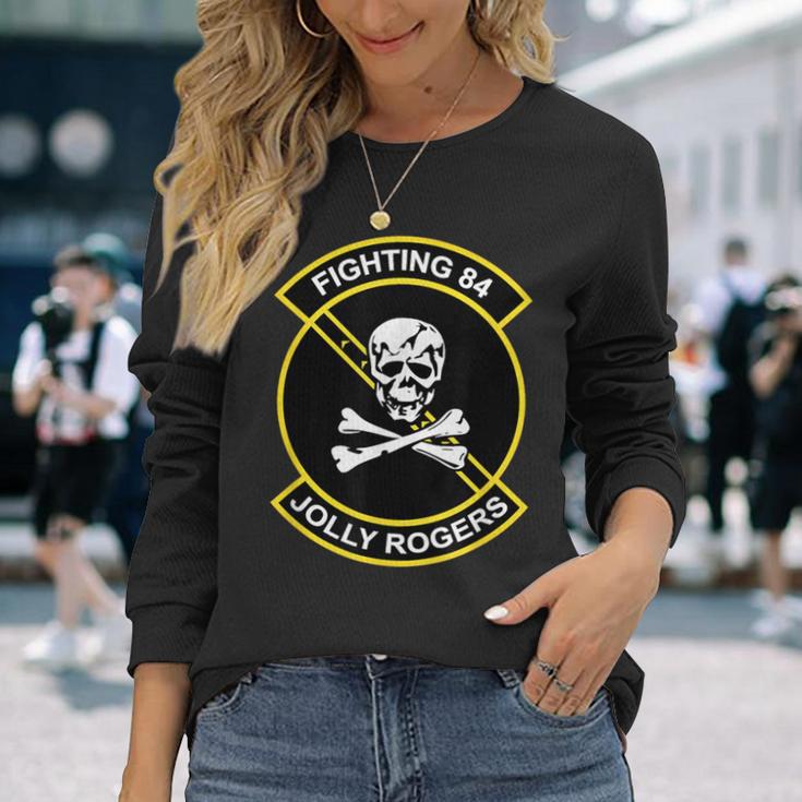 Fighting 84 ジョリー・ロジャース 長袖Tシャツ 彼女への贈り物