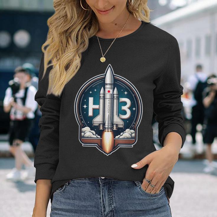 H3ロケット 長袖Tシャツ 彼女への贈り物
