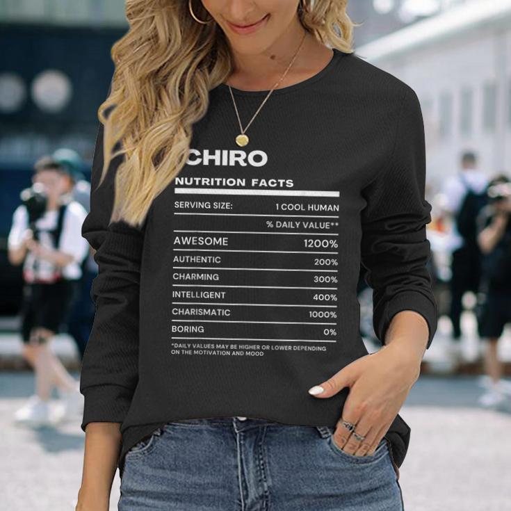 Ichiro 栄養成分表示 長袖Tシャツ 彼女への贈り物