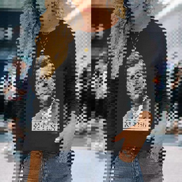 Jfk シャツ ケネディtシャツ Kennedy 100 Years Jfk 100 長袖Tシャツ 彼女への贈り物