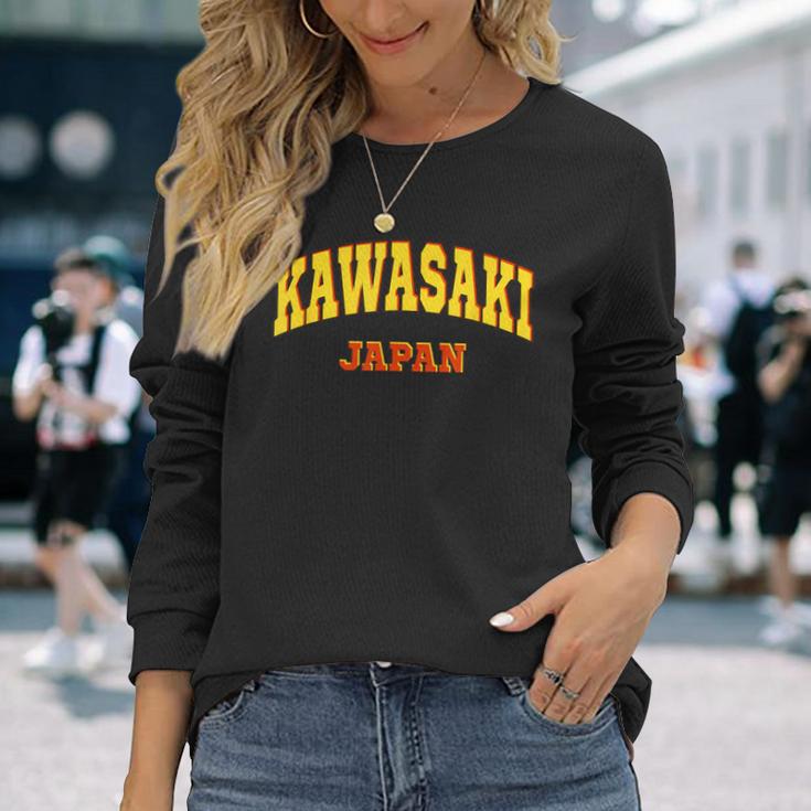 Kawasaki Japan Aesthetic Kawasaki 長袖Tシャツ 彼女への贈り物