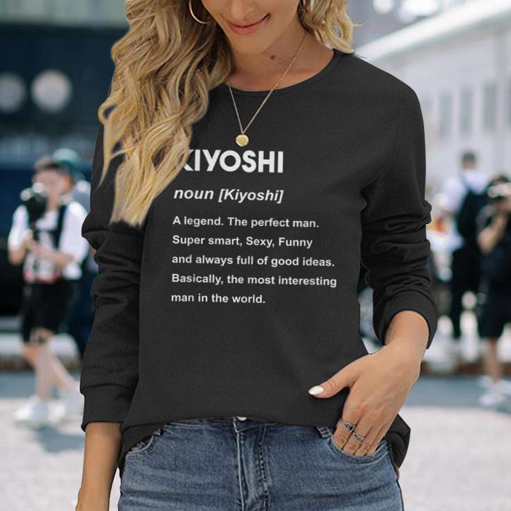 Kiyoshi 清 長袖Tシャツ 彼女への贈り物