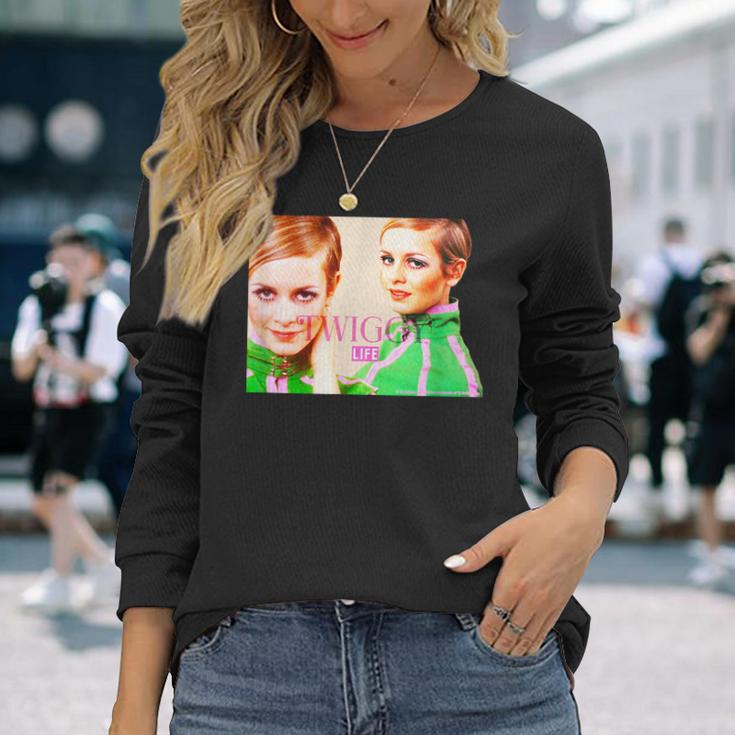 Life Picture Collection _ ツイッギー2 長袖Tシャツ 彼女への贈り物