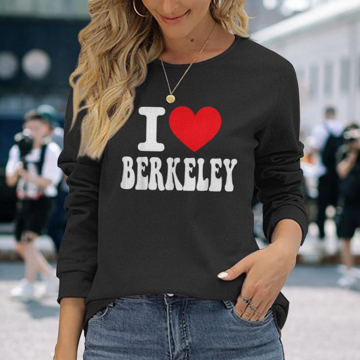 I Love Berkeley California Heart お土産 Ca City Pride 長袖Tシャツ 彼女への贈り物
