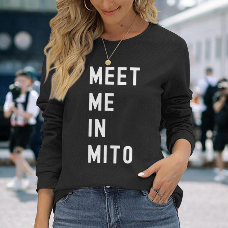Mito Ibaraki で会いましょう 日本 長袖Tシャツ 彼女への贈り物