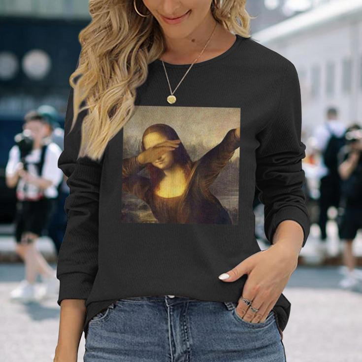 Mona Lisa 水玉 長袖Tシャツ 彼女への贈り物