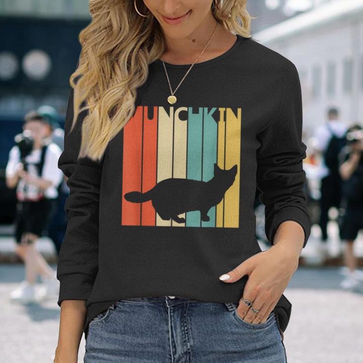 Munchkin マンチカン ネコ 長袖Tシャツ 彼女への贈り物