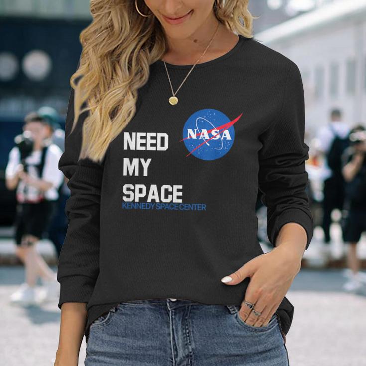 I Need Mypace Nasaケネディスペースセンター Nasaシャツ 長袖Tシャツ 彼女への贈り物