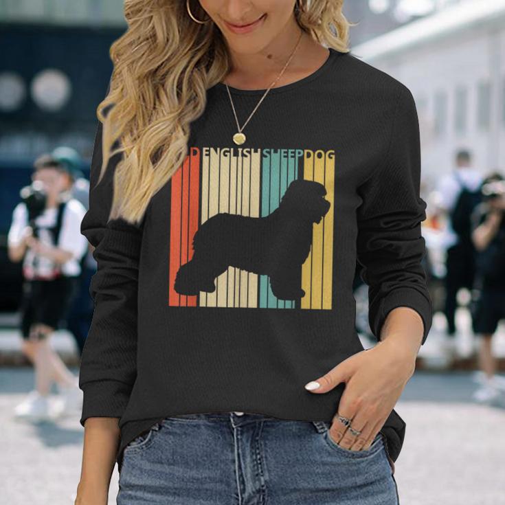 Old Englishheepdog オールド・イングリッシュ・シープドッグ 長袖Tシャツ 彼女への贈り物