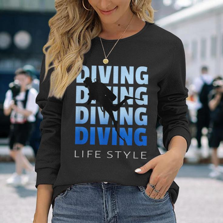 Scuba Diving Gearcuba Diving Equipment Dive 長袖Tシャツ 彼女への贈り物