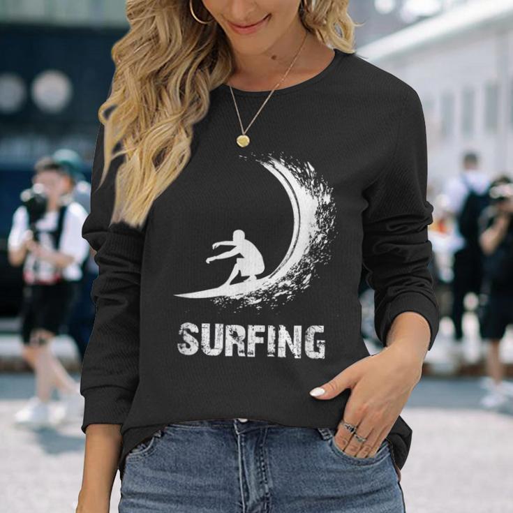 Surfing Waveurf 長袖Tシャツ 彼女への贈り物