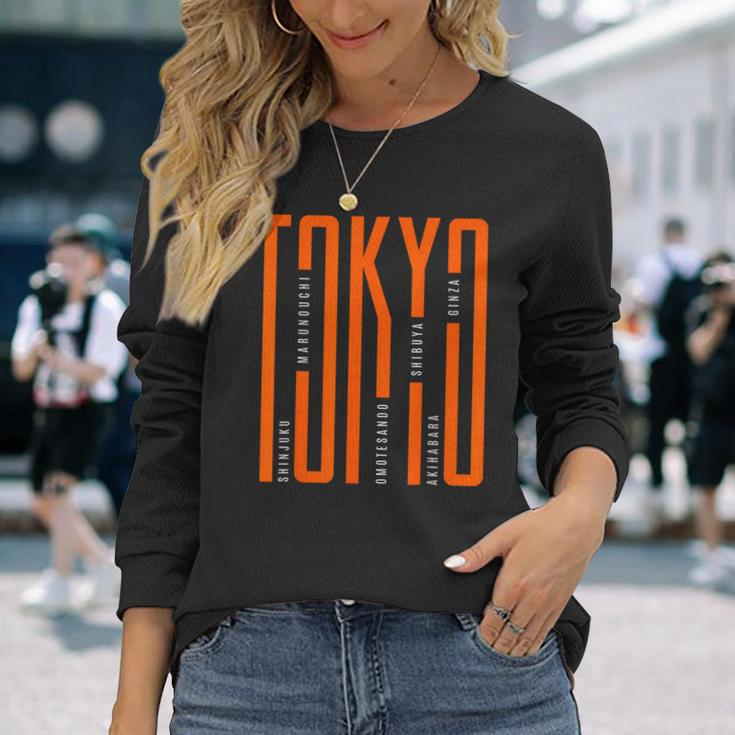 Tokyo Japan Graphic Novelty & Cool s 長袖Tシャツ 彼女への贈り物
