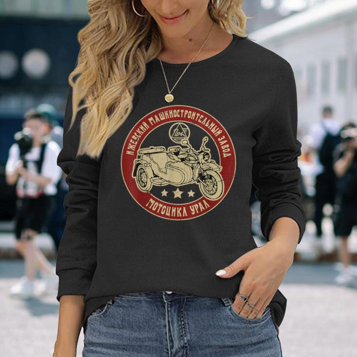 Ural オートバイ オフロード モーターサイクリスト 長袖Tシャツ 彼女への贈り物