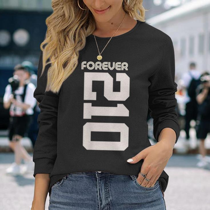 Vintage Forever 210 Texas Area Code 210 長袖Tシャツ 彼女への贈り物