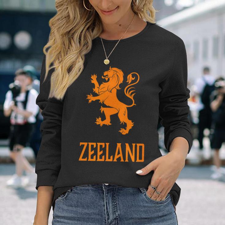 Zeeland オランダ オランダ 長袖Tシャツ 彼女への贈り物