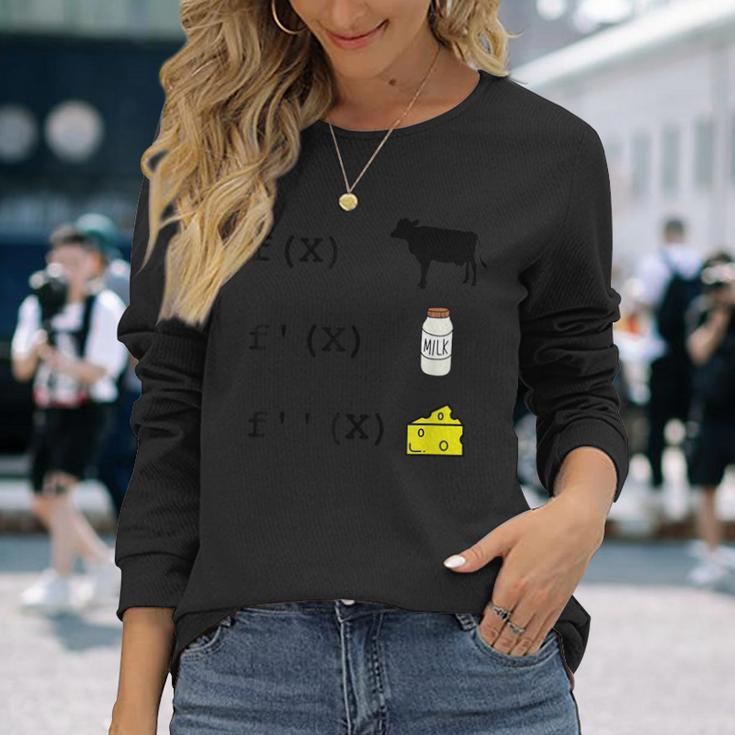 おもしろい 派生分析 数学 数学 先生 生徒 長袖Tシャツ 彼女への贈り物