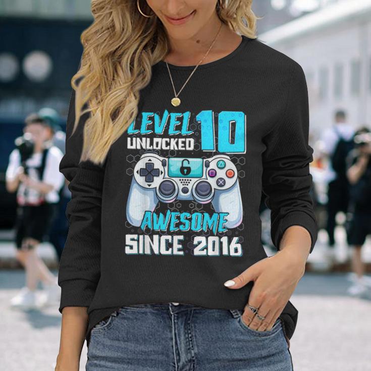 おもしろビデオゲーマー 10歳 10歳 誕生日 長袖Tシャツ 彼女への贈り物