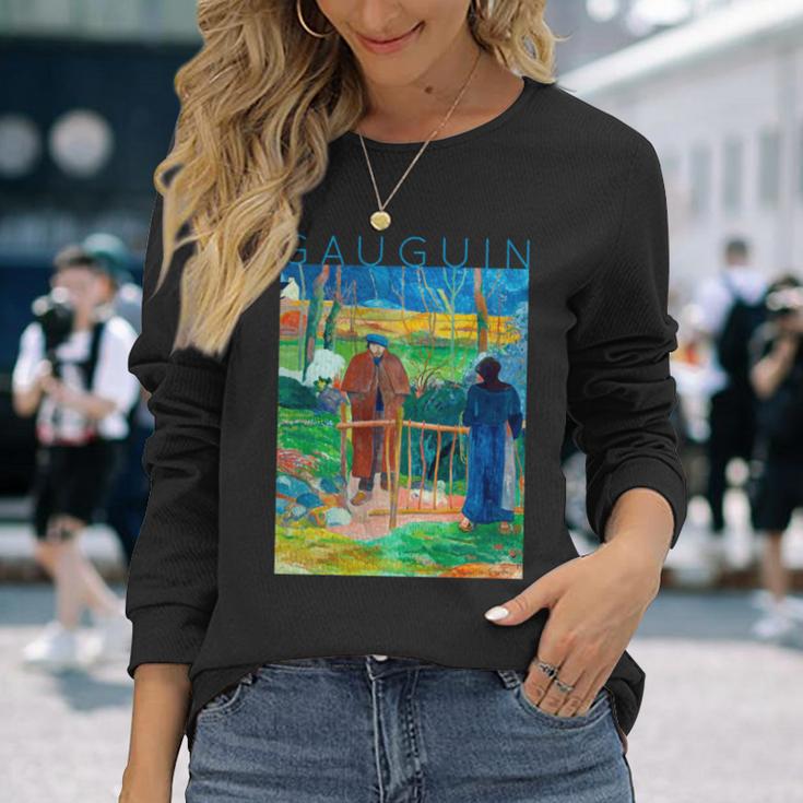こんにちはゴーギャンさん 長袖tシャツ 長袖Tシャツ 彼女への贈り物