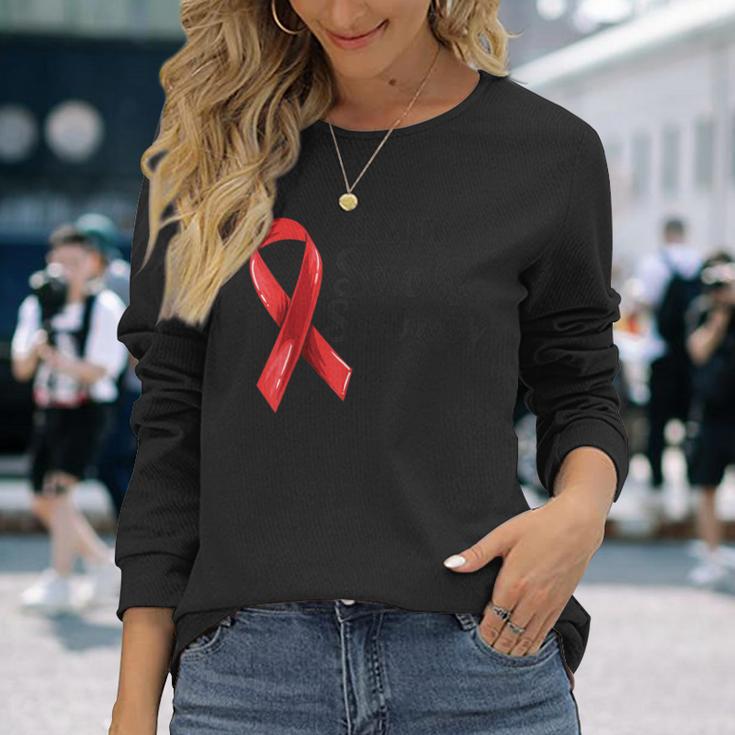 ぼくは脳卒中サバイバー 長袖Tシャツ 彼女への贈り物