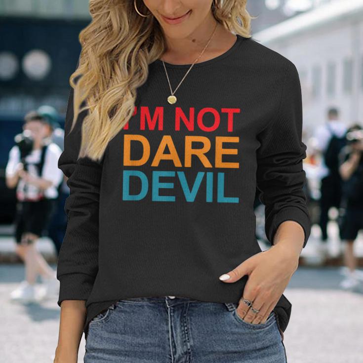 アイム・ノット・デアデビル・アパレル 長袖Tシャツ 彼女への贈り物