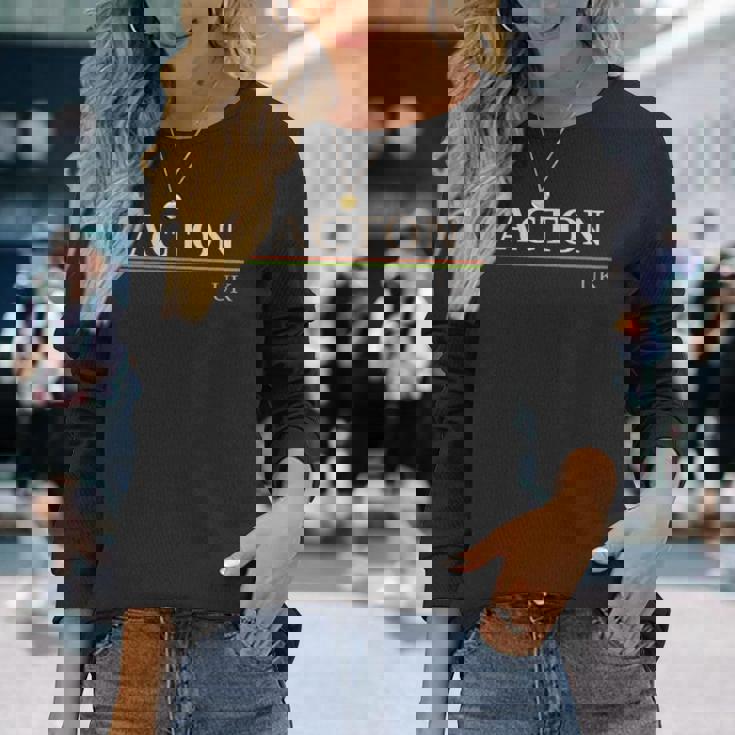 アクトン Uk 長袖Tシャツ 彼女への贈り物