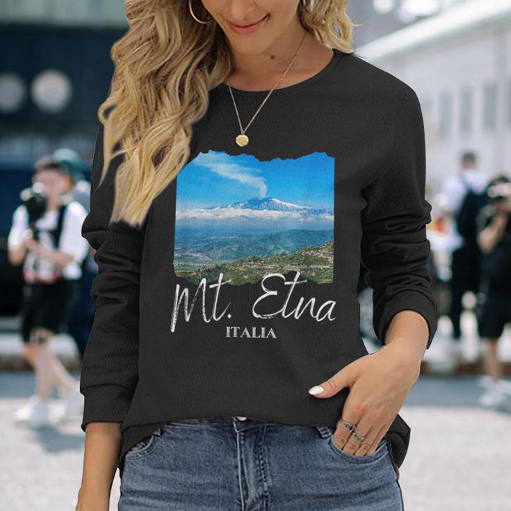 イタリア シチリア島 レモン お土産 シチリア島 長袖Tシャツ 彼女への贈り物