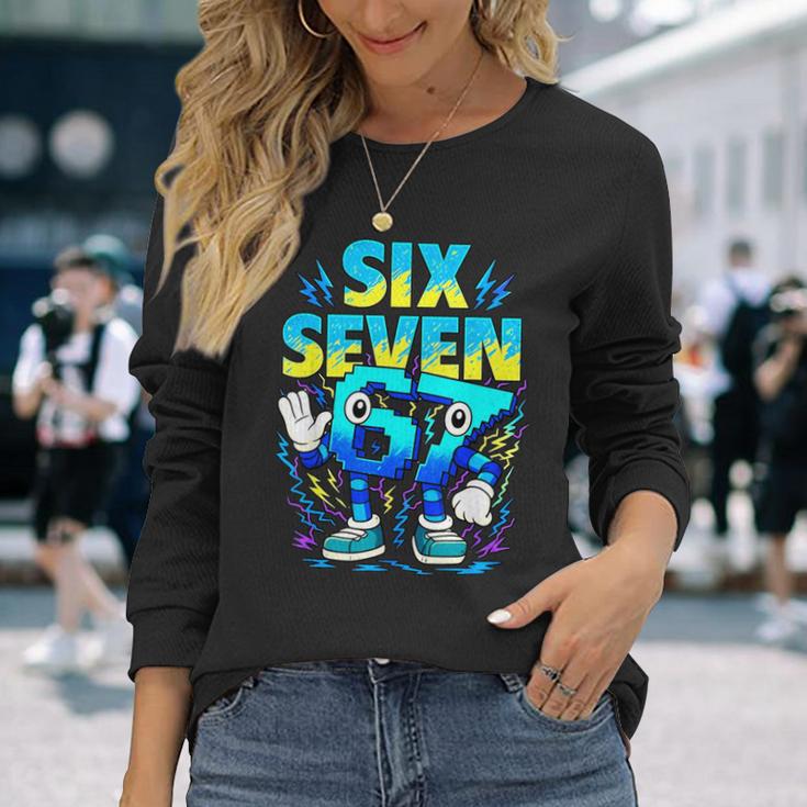 イタリアンブレインロットシックスセブン 6 7Ixeven 長袖Tシャツ 彼女への贈り物
